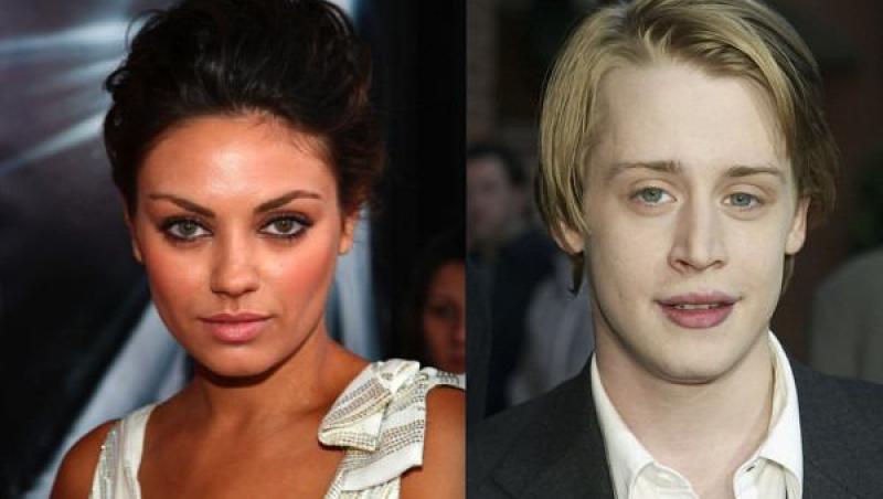 Actorii Mila Kunis si Macaulay Culkin s-au despartit, dupa o relatie de opt ani