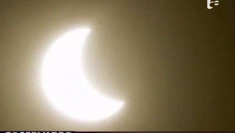 VIDEO! Eclipsa de soare de marti va fi vizibila si din Romania