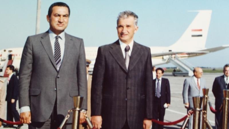 SPECIAL: In 30 de ani, Hosni Mubarak a vizitat Romania de zece ori