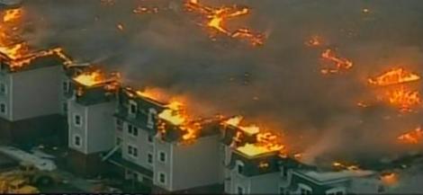 VIDEO! Incendiu devastator in New Jersey