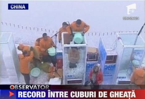 VIDEO! China: Record mondial de rezistenta la frig