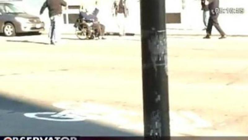 VIDEO! SUA: Politistii au impuscat un om in scaun cu rotile