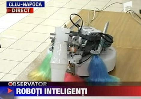 VIDEO! Roboti inteligenti, made in Romania