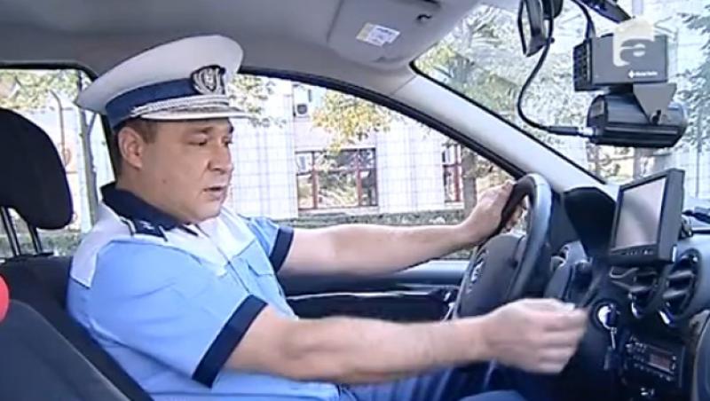 VIDEO! Dacia-robot minune pentru Politia Romana: Depisteaza alcoolicii si drogatii