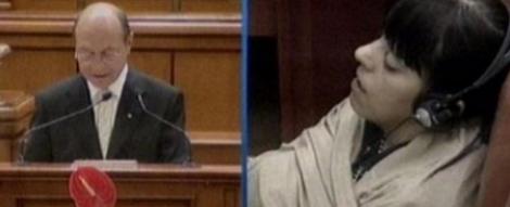 VIDEO! Vezi cum dorm parlamentarii NATO in timpul discursului lui Basescu!