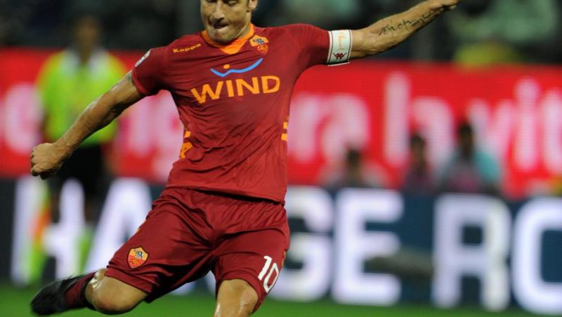 Totti,  indisponibil pentru derby-ul Lazio - AS Roma