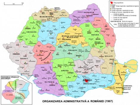 PDL pregateste UDMR un nou model de reorganizare teritoriala, dupa harta din anii '60