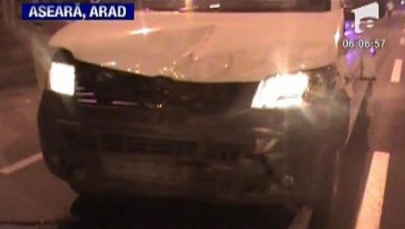 VIDEO! O ambulanta din Arad a bagat in coma o soferita