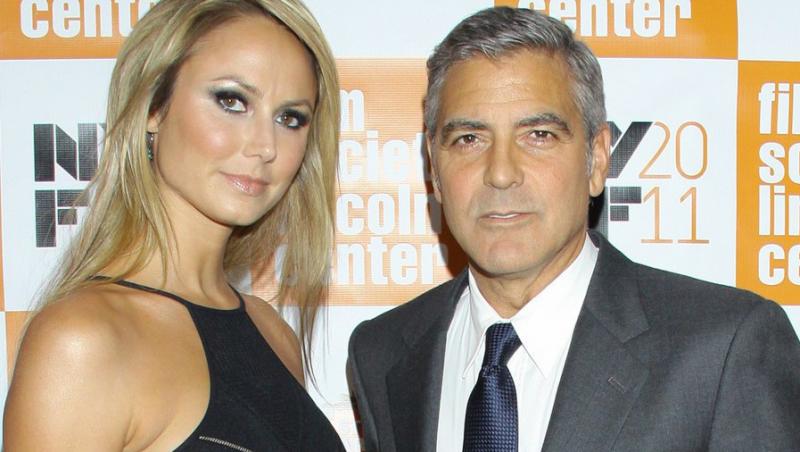 VIDEO! George Clooney se mandreste cu formele iubitei