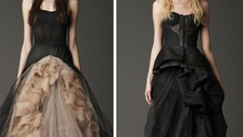 Vera Wang lanseaza o noua moda: rochia de mireasa neagra!