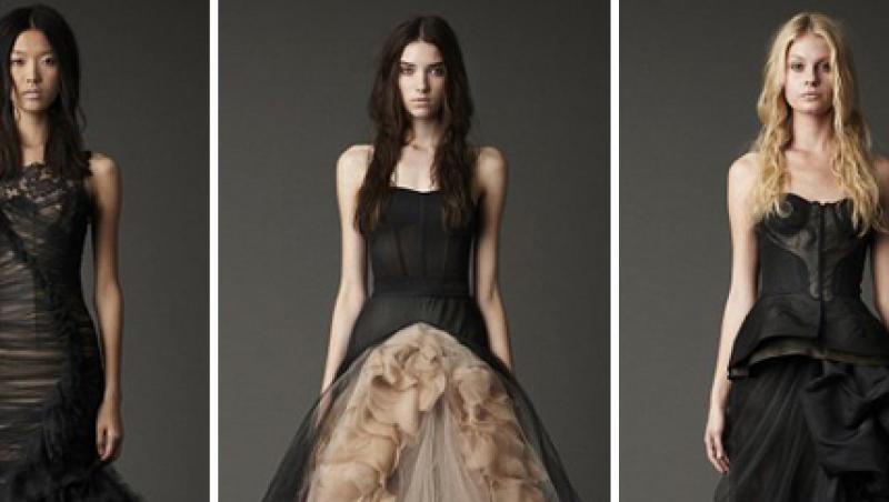 Vera Wang lanseaza o noua moda: rochia de mireasa neagra!