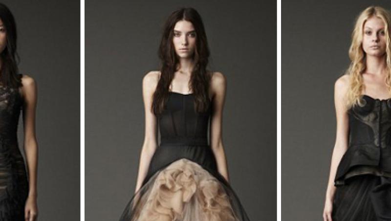 Vera Wang lanseaza o noua moda: rochia de mireasa neagra!