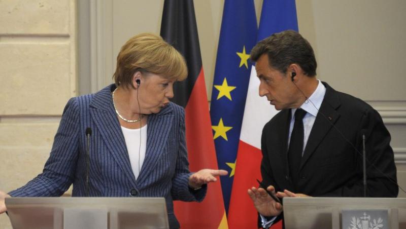 Intrevedere de maxima urgenta intre Merkel si Sarkozy inainte de summitul european
