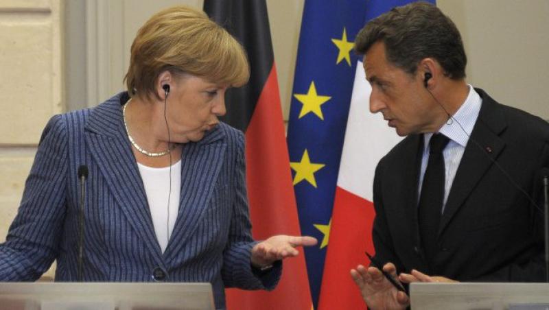 Intrevedere de maxima urgenta intre Merkel si Sarkozy inainte de summitul european