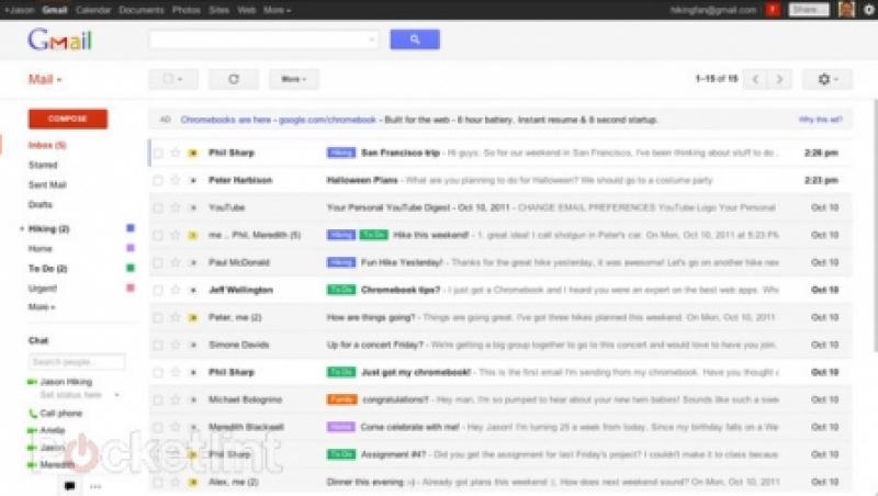 Gmail - schimbare de interfata. Vei aici cum va arata!