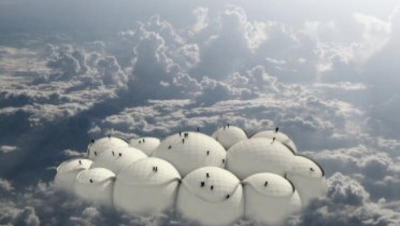FOTO! Revolutionar: Norul plutitor, viitoarea metoda de a calatori in jurul lumii!