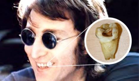 FOTO! Dintele lui John Lennon, scos la licitatie!