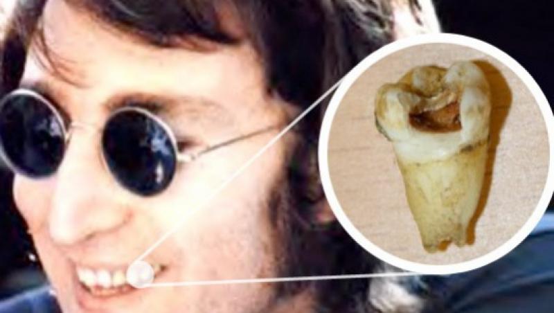 FOTO! Dintele lui John Lennon, scos la licitatie!