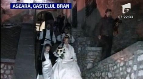 VIDEO! Nunta fastuoasa la Castelul Bran