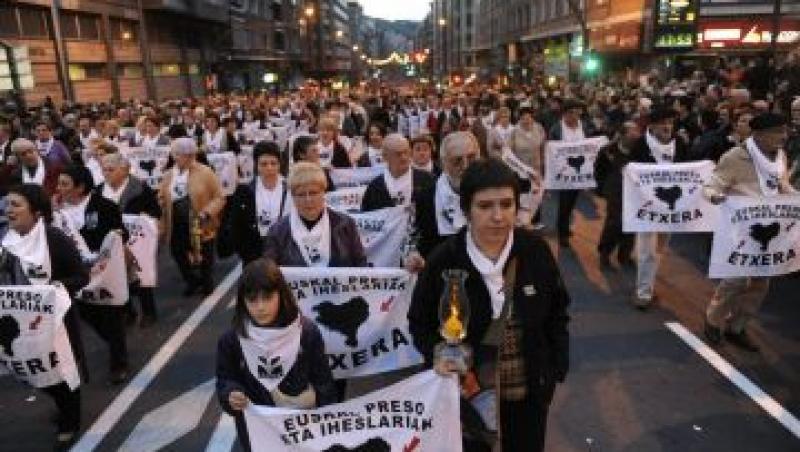 VIDEO! Spania: Mars pentru independenta Tarii Bascilor