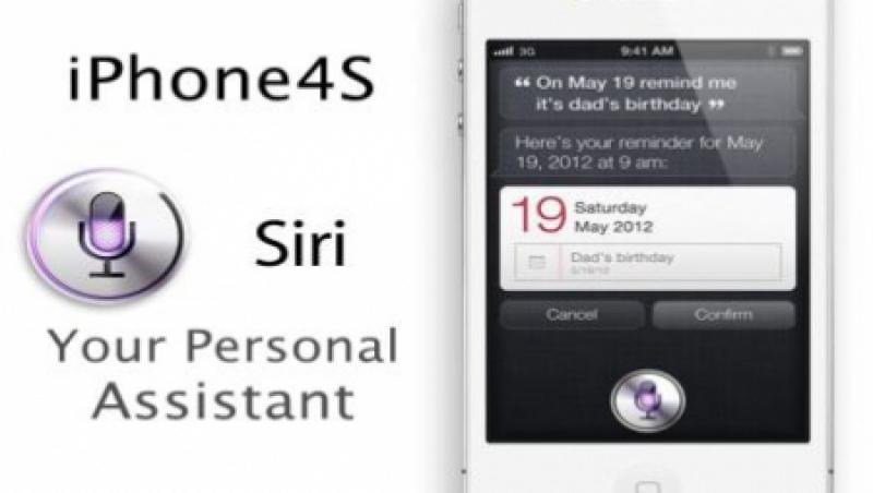 Aplicatia de comanda vocala Siri ar putea deveni exclusiva pentru iPhone 4S