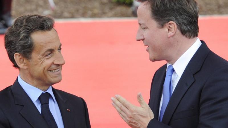 Sarkozy catre premierul britanic, la Bruxelles: 