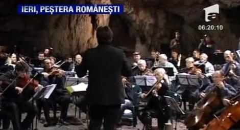 VIDEO! Concert inedit sub pamant, in Pestera Romanesti