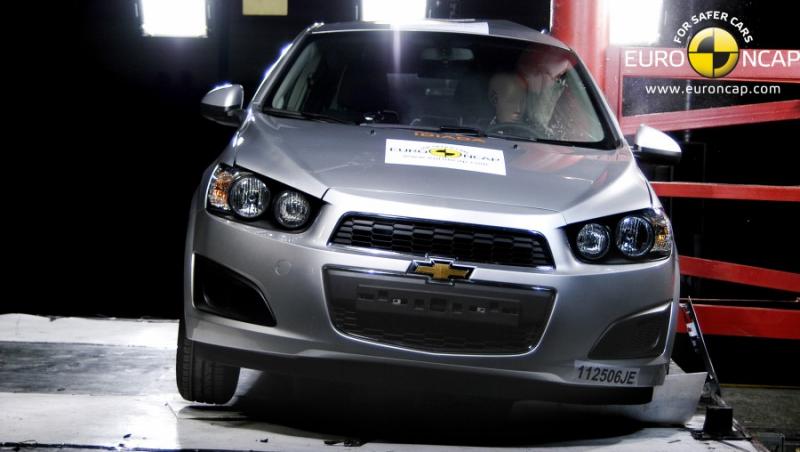 VIDEO! EuroNCAP: 5 stele pentru Chevrolet Aveo Sedan si Captiva