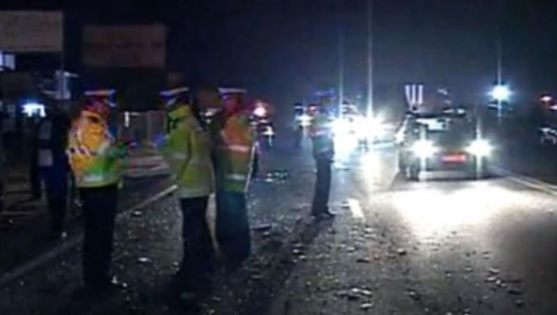 VIDEO! Accident in lant pe A1