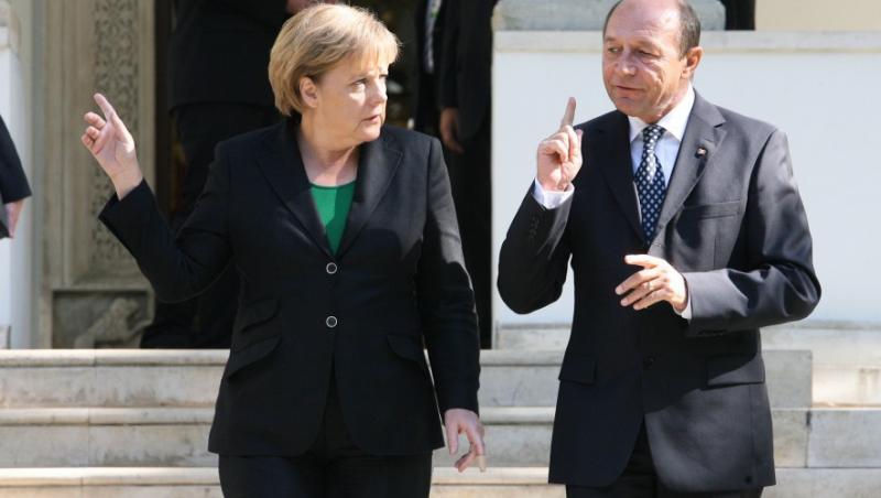 Basescu se intalneste cu Angela Merkel pe 10 noiembrie, la Berlin