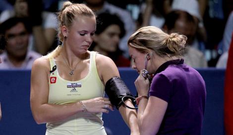 Liderul mondial WTA, Caroline Wozniacki, eliminata din Turneul Campioanelor