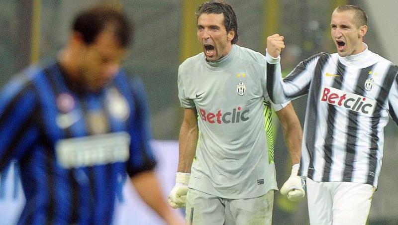 Inter pierde cu Juventus, Milan se impune la Roma