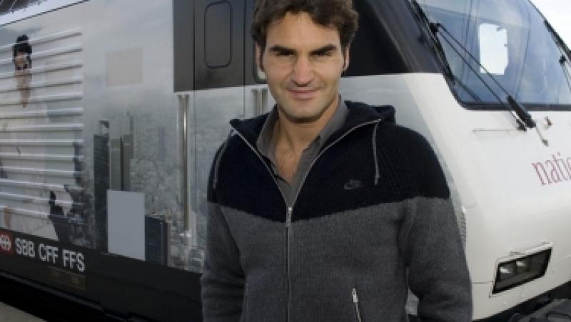 Roger Federer a primit cadou o locomotiva