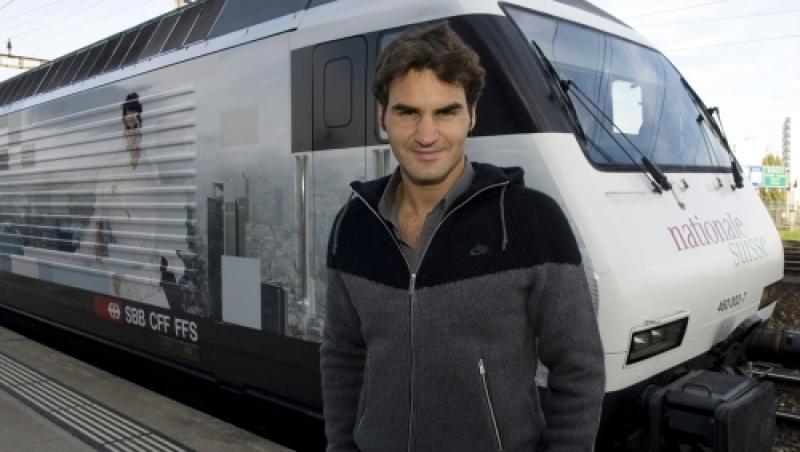 Roger Federer a primit cadou o locomotiva