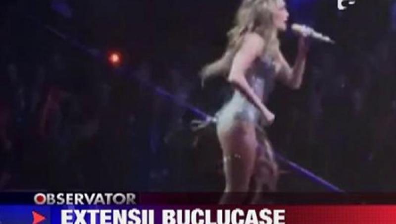 VIDEO! Jennifer Lopez a ramas fara par la concert!