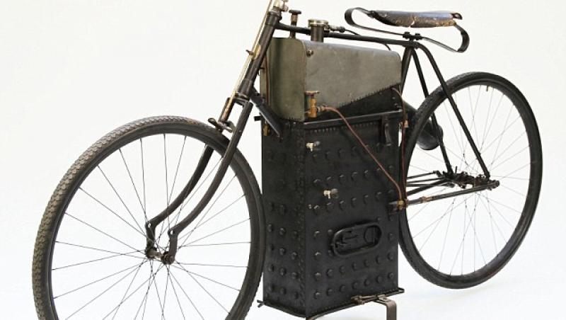 Cea mai veche bicicleta cu aburi din lume va fi vanduta la licitatatie. Vezi care e suma de pornire!