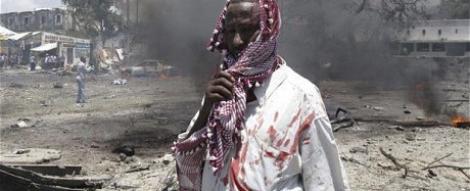 Atac cu masina-capcana in capitala Somaliei: cel putin 55 de morti