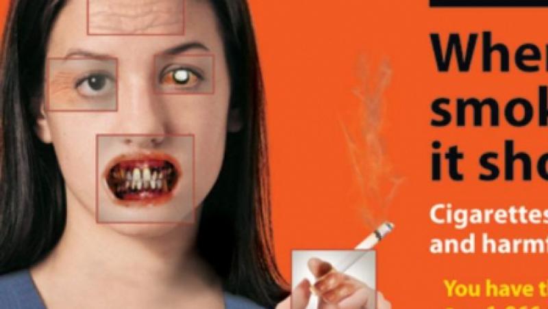 FOTO! Cea mai socanta campanie anti-fumat