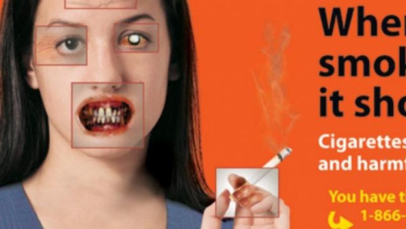FOTO! Cea mai socanta campanie anti-fumat
