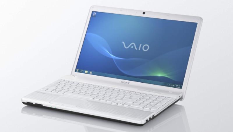 Sony Vaio seria E - laptopul imbracat in alb
