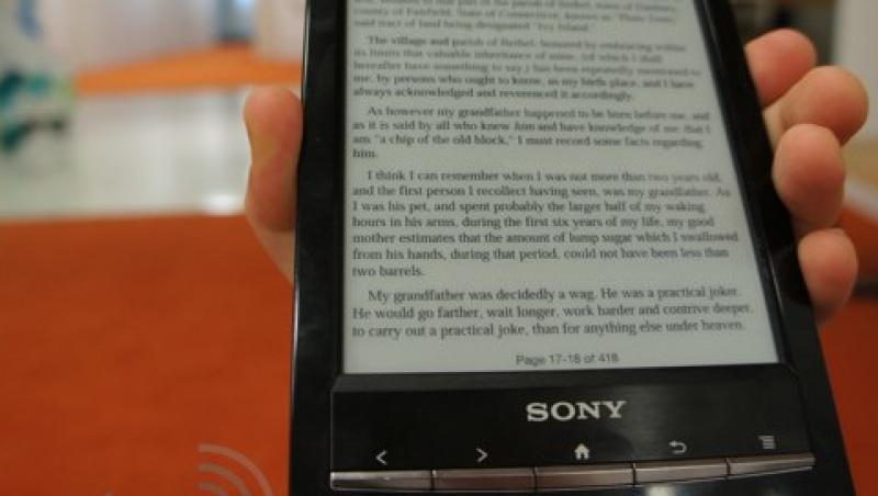 Sony Reader WiFi sau biblioteca mobila