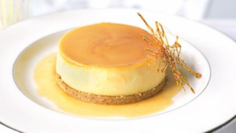 Desert: Cheesecake cu portocale si caramel
