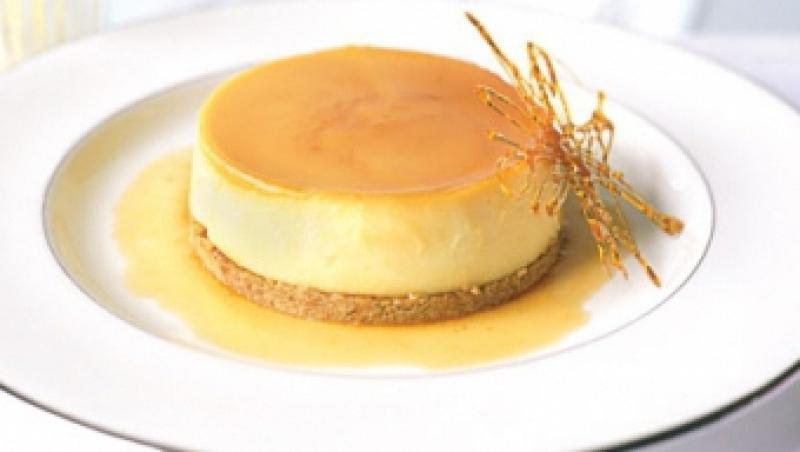 Desert: Cheesecake cu portocale si caramel