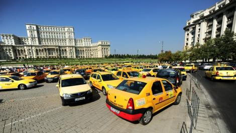 Protest in Capitala: Taximetristii cer tarife mai mari