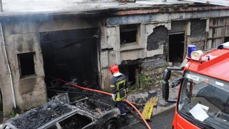 O casa din Saint Etienne a luat foc din senin