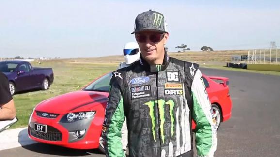 Stig se intalneste cu pilotul Ken Block