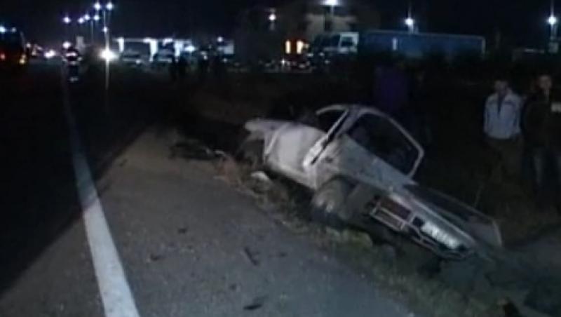 Grav accident de circulatie pe DN17: 2 morti si trei raniti