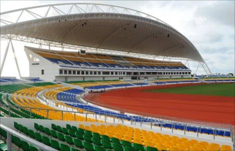 VIDEO! Pana de curent la "amicalul" Gabon- Brazilia. Arena va gazdui finala Cupei Africii 2012