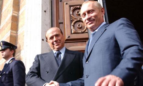 Vladimir Putin: "Silvio Berlusconi este unul dintre ultimii Mohicani din politica"