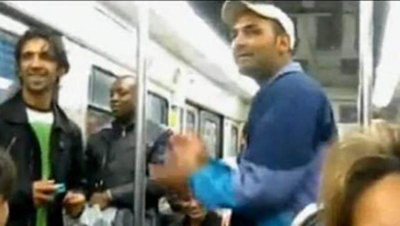 VIDEO! Show pe manele intr-un metrou din Paris